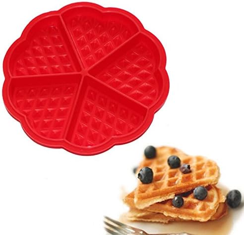 Shaped Waffles Mold Bundt Oven Muffins Cake Pan Silicone 5-cavity Mould Diy Baking Tool