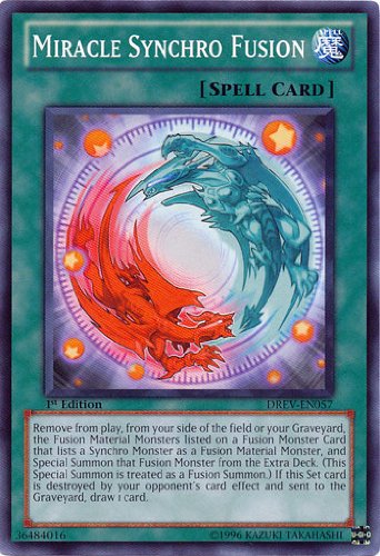 Yu-Gi-Oh! - Miracle Synchro Fusion (DREV-EN057) - Duelist Revolution - 1st Edition - Common