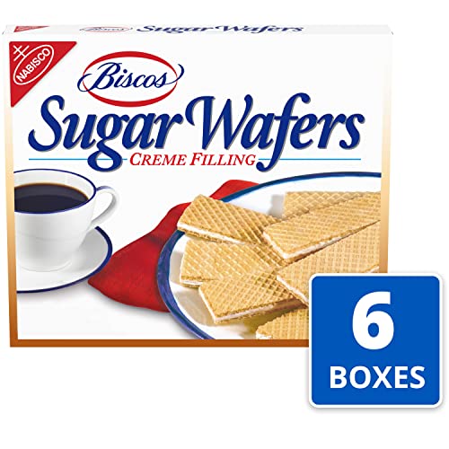BISCOS CREME FILLED SUGAR WAFERS, 6 – 8.5 OZ BOXES