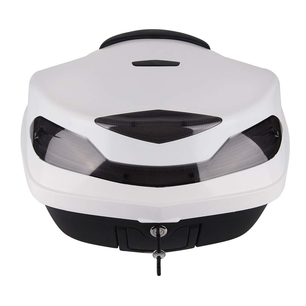 Comie Motorcycle Tour Tail Box Scooter Trunk Luggage Top Lock Storage