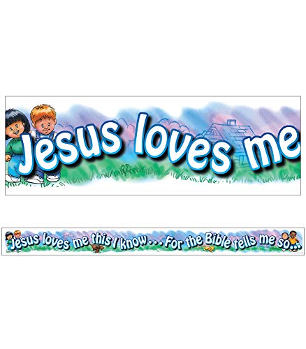 Carson Dellosa Christian Jesus Loves Me Borders (3302)