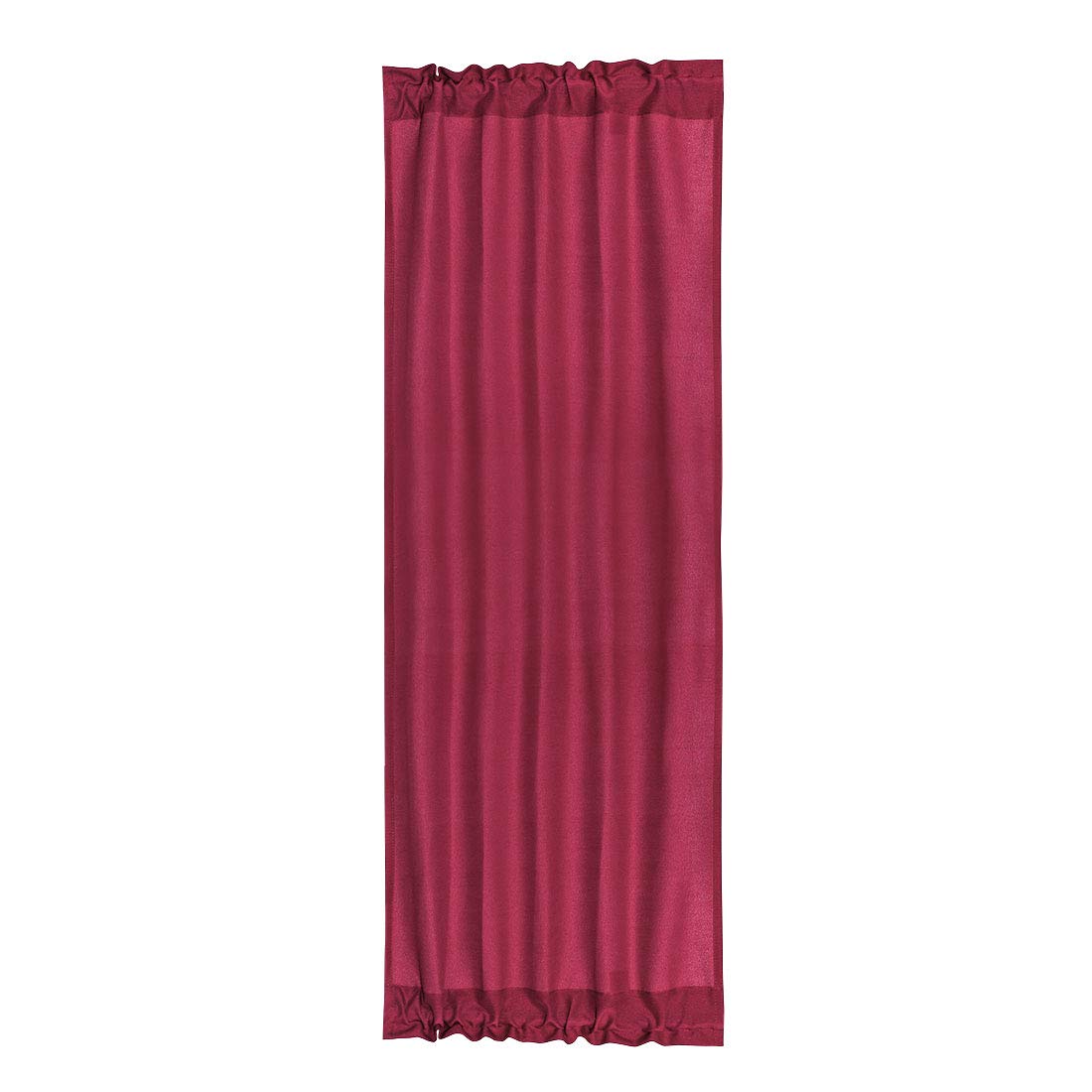 PiccoCasa Thermal Insulated French Door Curtain Side Panels - Blackout Curtains Drape 25x72 Inch Room Darkening for Glass Doors - 1 Panel, Burgundy