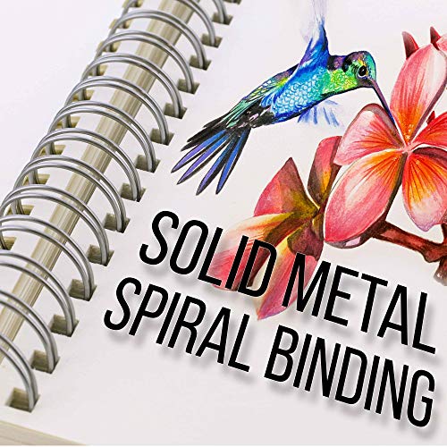 3 Art+Supply+Premium+Spiral+100+Sheets