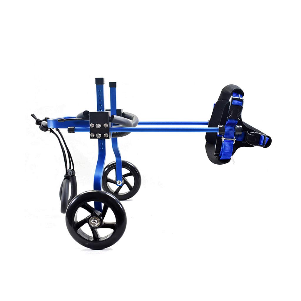 最高級 カート Xxxs Blue さいず サイズ ペットの車椅子 猫と犬の後肢の障害障害の小さなペットモペット2車輪調整可能 リハビリの犬の車椅子のヘルプ 体重25kg B07h71p6df Xxxs Blue 激安アウトレット Www Aiq Aiq Com Mx