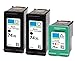 HouseOfToners Ink Cartridge Replacement for HP 74XL & 75XL (2 Black & 1 Color, 3-Pack)