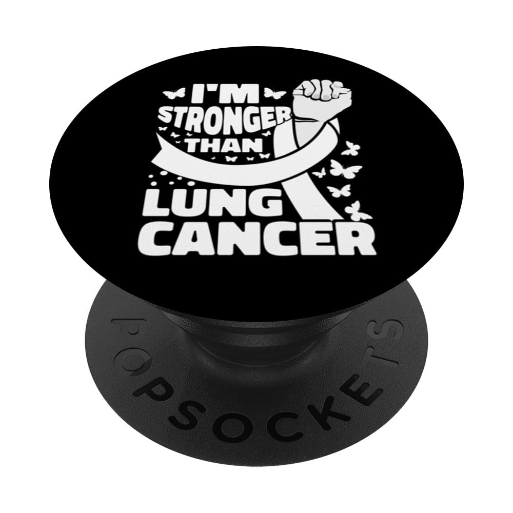 Lung Cancer Warrior PopSockets Swappable PopGrip