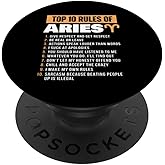 Top 10 Rules Of Aries - Zodiac Sign Astrology Horoscope PopSockets Swappable PopGrip