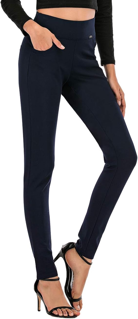 neezeelee Dress Pants for Women Comfort Stretch Slim Fit Leg Skinny