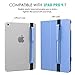 MoKo Pencil Case Holder for Apple Pencil - PU Leather Elastic Pencil Pocket Sleeve Detachable Pouch Cover for Apple Pencil, Fit iPad Pro 9.7 Inch Cases and iPad Pro 10.5 Inch Cases, BLUE