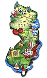 ARTWOOD MAGNET - NEW JERSEY STATE MAP
