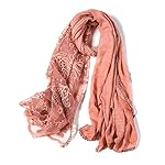 YOUR SMILE Women Lace Stylish Warm Blanket Scarf Gorgeous Wrap Shawl YOUR SMILE Women Lace Stylish Warm Blanket Scarf Gorgeous Wrap Shawl