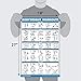 QuickFit Bodyweight Workout Exercise Poster - Body Weight Workout Chart - Calisthenics Routine - Double Sided (Laminated, 18
