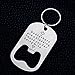Melix Home Godfather Gifts Godfathers are a blessing .Thank You or Being Mine Bottle Opener Keychain (White)