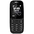 Nokia 105 [2017] TA-1037 Dual-Band (850/1900) Factory Unlocked Mobile Phone Black no warranty (Black)