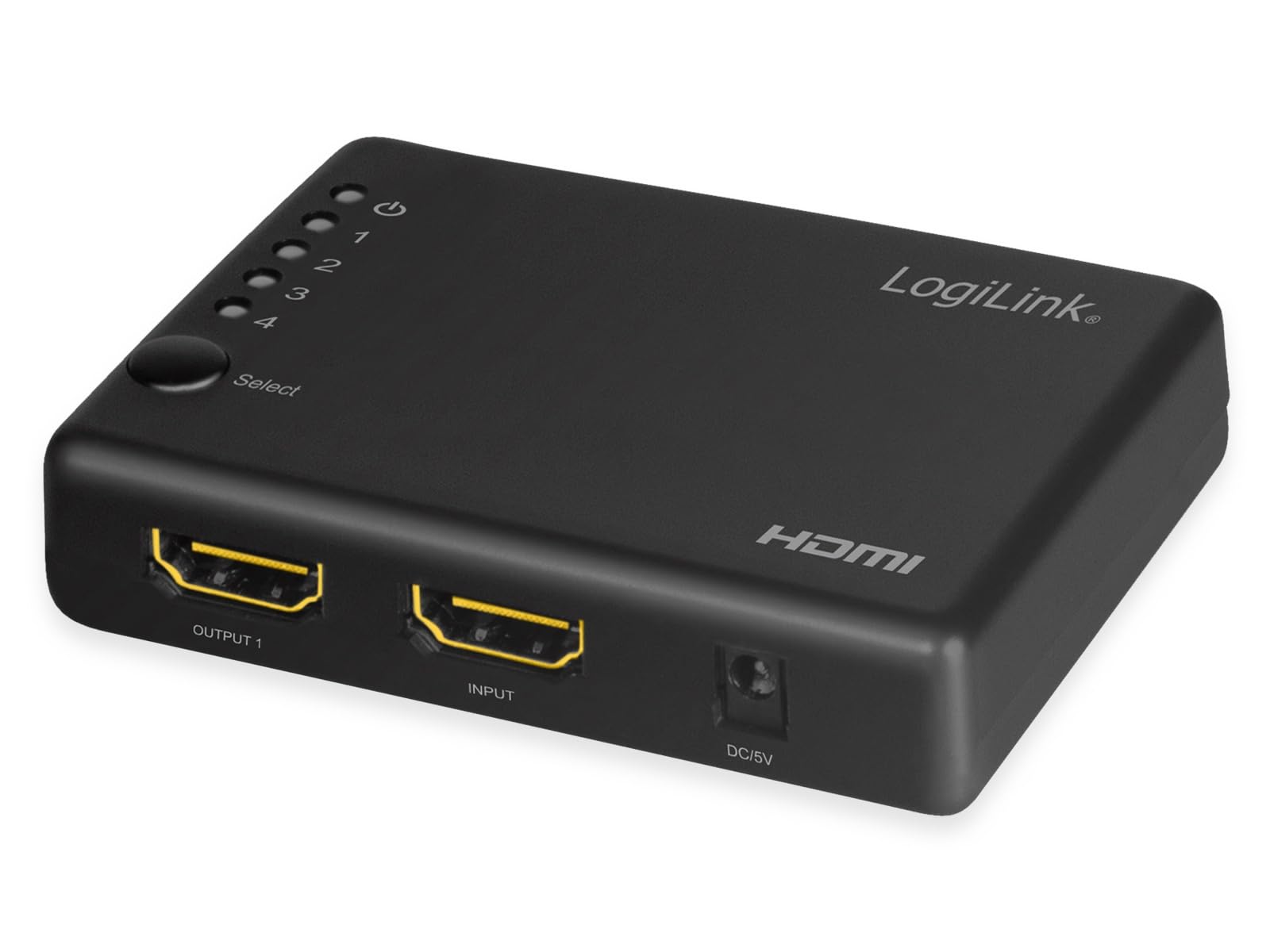 LogiLink HD0036 - HDMI splitter, 1x4 port, 4K/30 Hz, slim