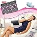 Sanitary Reusable Cloth Menstrual Pads by Heart Felt. 5 Pack Washable Natural Organic Napkins with Charcoal Absorbency Layer. Overnight Long Panty Liners for Comfort Support and Incontinence