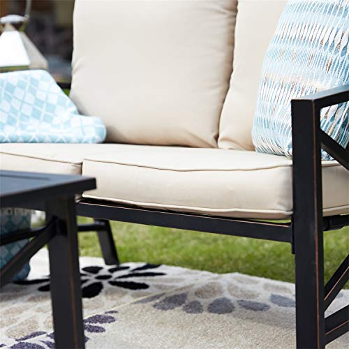 PatioFestival-5-PCS-Metal-Patio-Furniture-Conversation-Set-Outdoor-Patio-Conversation-Sectional-SetsIron-Steel-Frame-Loveseat-Chair-with-Cushions-Coffee-Table-for-Pool-Backyard-Lawn-5-PCS-Khaki