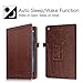 Fintie Folio Case for Amazon Fire HD 8 (Previous Generation - 6th) 2016 release - Slim Fit Premium Vegan Leather Standing Protective Cover With Auto Wake / Sleep, Vintage Antique Bronze