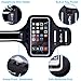 Cell Phone Armband + Running Belt for iPhone 8 Plus 7 Plus 6s/6 Plus, Galaxy s8 s7 s6 Edge, Waist Pack Workout Wristband Sport Arm Band Strap Key Holder for Hiking Jogging, Set of 3,Up to 6.2” Black