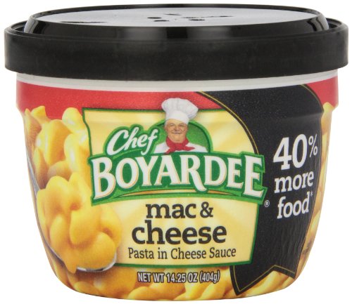 Chef Boyardee Macaroni and Cheese, 14.25-Ounce Microwavable Bowls (Pack of 12)
