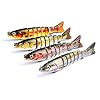 Ioffersuper-6-Multi-jointed-8-segement-Pike-Fishing-Lure-Swimbait-Crankbait-Hard-Bait-B
