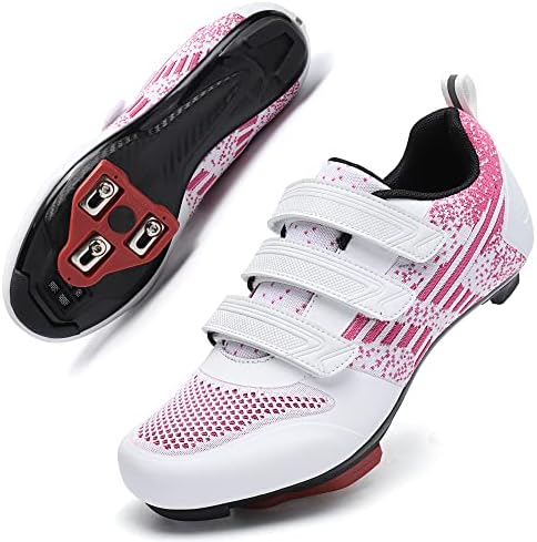 Shimano シューズ 39 ホワイト/ピンク Amazon.com | Venzo Bike Bicycle Women's Ladies Cycling Riding