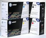 Genuine HP CB384A, CB385A, CB386A, CB387A 824A Imaging Drum Set BCYM LJ CP6015, CM6030, CM6040 MFP Sealed in Retail Packaging