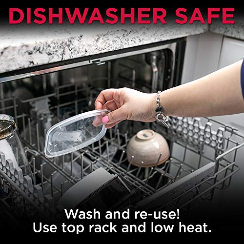 Cubeware 25Pack SnapSeal, Microwavable, Dishwasher and Freezer Safe