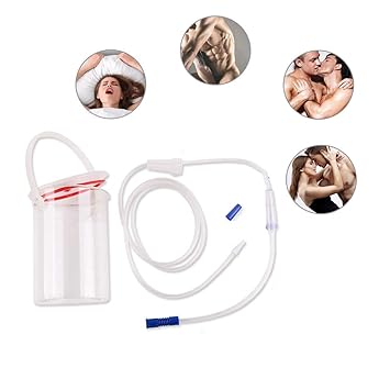 Enema Anales Vidrio de Alto Borosilicato,Artefacto de Enema, Bolsa ...