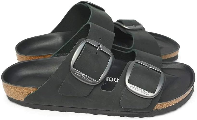 Amazon ビルケンシュトック メンズ サンダル アリゾナ ビッグベルト ブラック ナロー幅 Arizona Big Buckle Birkenstock ビルケンシュトック ファッションサンダル