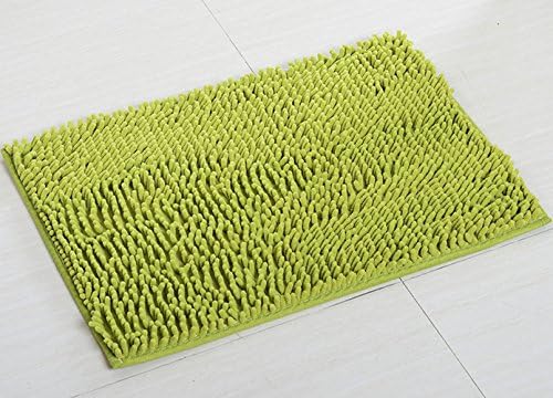 Happy Cool 13" 20" Chenille Specific Color Indoor Outdoor Hello Doormat Decorative Entry Carpet Decor Front Entrance Large Small Inside Outside Front Door Mat Carpet Floor Rug Grass Green