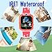 SZBXD Kids Waterproof Smart Watch Phone, LBS/GPS Tracker Touchscreen Smartwatch Games SOS Alarm Clock Camera Smart Watch Christmas Birthday Gifts for School Boy Girls (Light Pink)