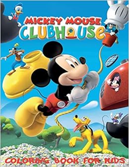 Buy Mickey Mouse Coloring Book For Kids 120 Coloring Pages For Kids Ages 4 8 Book Online At Low Prices In India Mickey Mouse Coloring Book For Kids 120 Coloring Pages For