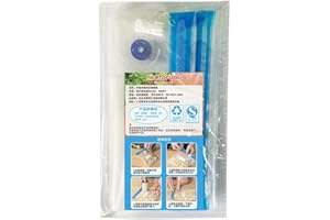 KoiLykke Reusable for Vacuum Seal Bags Set with USB Rechargeable Pump for Food and Clothing Storage, 5-Pack, PA+PE Material, 