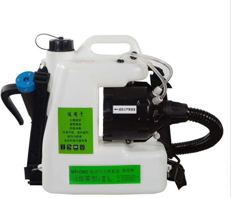 1400W Backpack Electric Sprayer ULV Foggers Spraying Machine for Pesticide Spraying Farm Insecticide Disinfection of Hospital Station School Restaurant Hotel