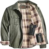 Venado Cotton Suede Concealed Carry Shirt Jacket