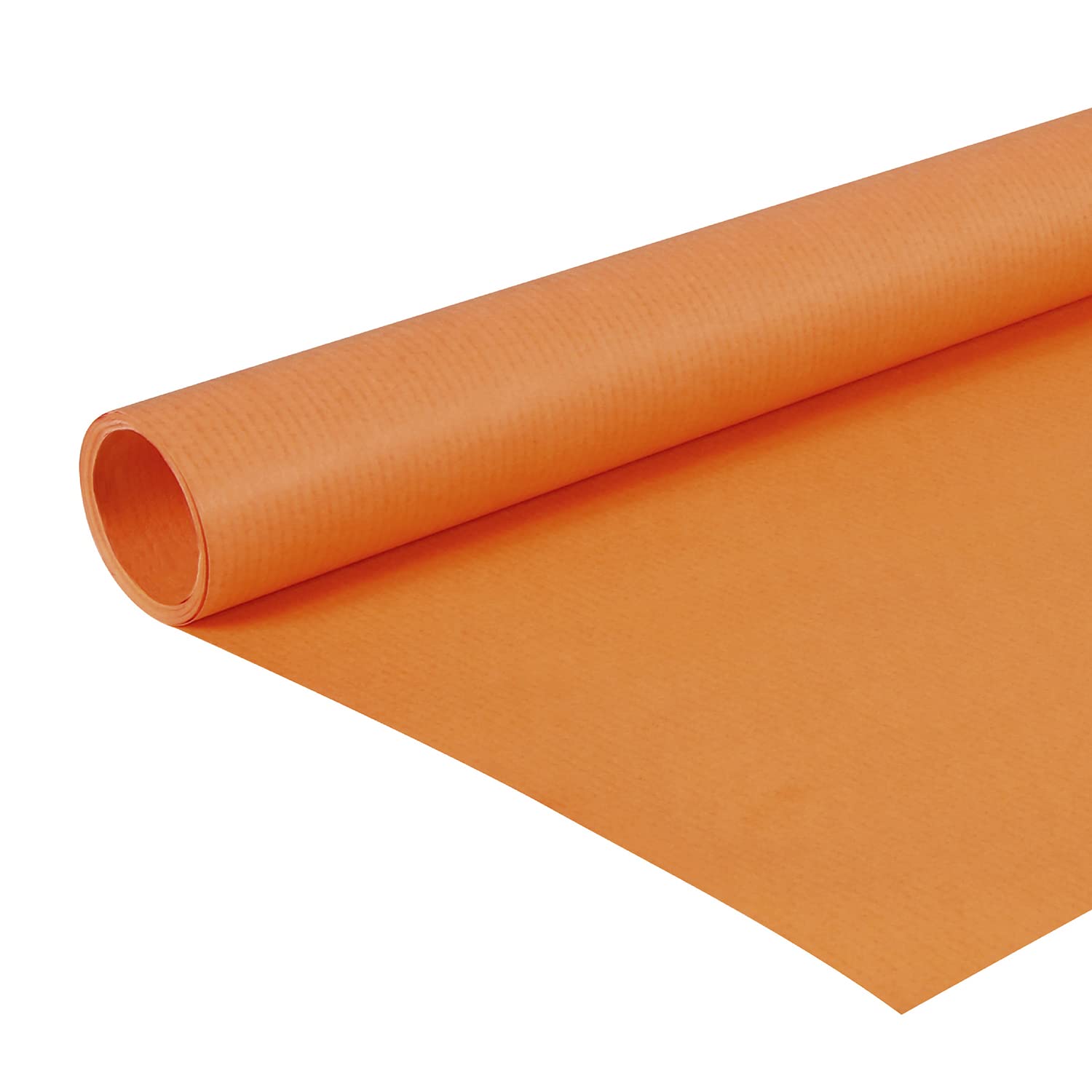 Clairefontaine 195758C - One Roll Kraft Laid Paper - Colour : Orange - Dimensions : 10x0,70m - 65g - Gift wrapping - DIY - Crafts - Creative - Leisure โ image 1