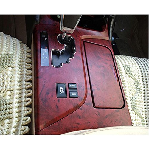 HOHO 20"X49" Wood Grain Textured Wrap Vinyl Sticker Paper Film Decal for Car Interior Furniture Office Appliances - Thumbnail 2
