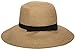 JOSENI Women Floppy Sun Beach Straw Hats Wide Brim Packable Summer Cap (Khaki)
