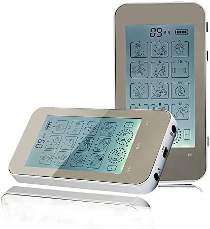 TENS Unit TENS Machine with 10 Pads for Treating Back Neck Stress Sciatic Pain,Electronic Massager Pain Relief,EMS Muscle Stimulator,12 Modes Touch Screen