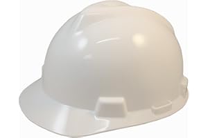 TEXAS AMERICA SAFETY COMPANY MSA V Jumbo (Large) Size Cap Style Hard Hats w/FasTrac III Suspensions and Handy Tote Bag