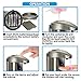 Soap Dispenser, Lovin Product Premium Touchless Automatic Soap Dispenser; Adjustable Soap Volume, Infrared Motion Sensor, Brushed Stainless-Steel, Dish Liquid Dispensers for Kitchen, Bathroom (2 PACK)