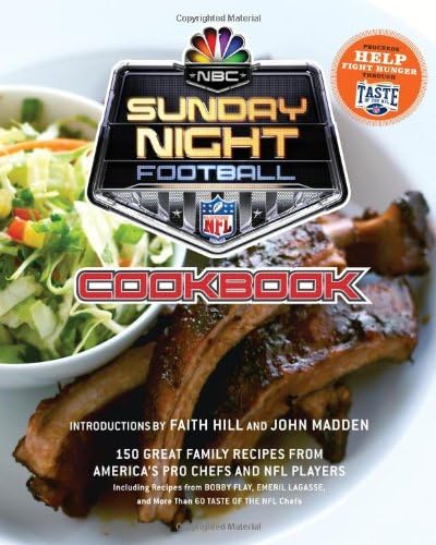 John Madden and Faith HillNBC Sunday Night Football Cookbook