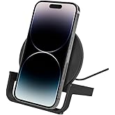 Belkin Quick Charge 10W Wireless Charger - Qi-Certified Charger Stand for iPhone, Samsung Galaxy - Charge While Listening to 