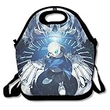 JUCHen Undertale Sans Lunch Bag Tote Handbag Lunch Boxes