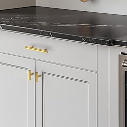 HOME EDIT Brushed Brass Cabinet Handles Single Hole