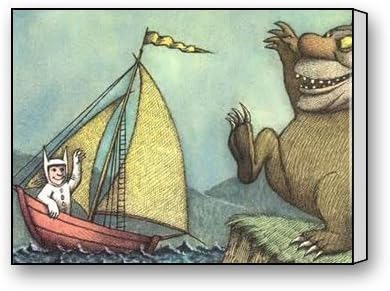 ArtShop Gallery Wrapped Where The Wild Things Are Custom Modern Art Painting Wall Decor Canvas Print