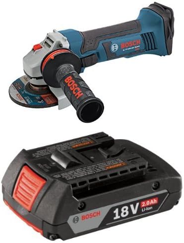 Bosch Gws18v 45 18v Angle Grinder 4 1 2 With 2 0 Ah Battery