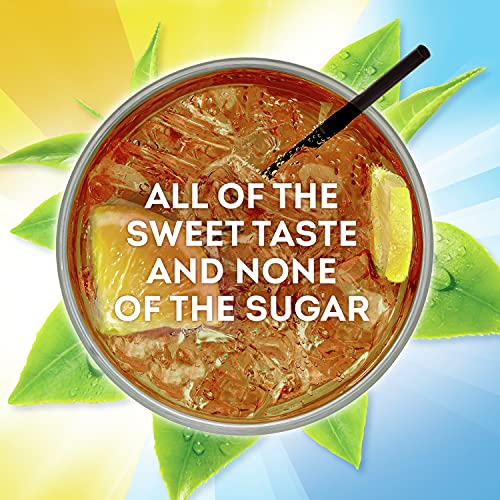 Lipton Zero Sugar Iced Tea Mix, Lemon Low Calorie, 8.1 Ounce (Pack of 6