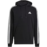 adidas Men's Essentials Fleece 3-Stripes Pullover Hoodie Sweatshirt